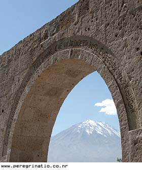 The Mirador at Yanahuara and El Misti